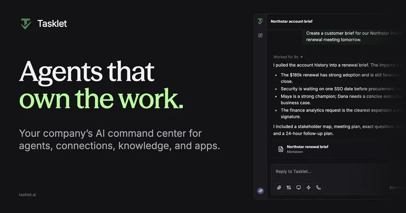 Tasklet (YC P26) Is Hiring a Customer Success Engineer