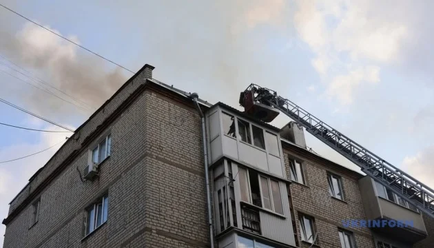 Russian drone hits apartment building in Kharkiv, injury toll rises to nine