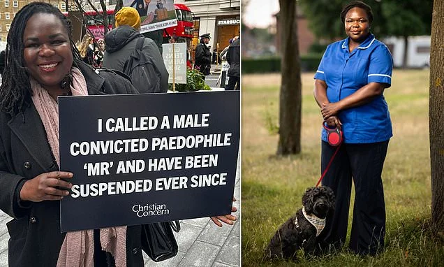 JENNY JOHNSTON meets the NHS nurse who has finally cleared her name two years after being suspended for inadvertantly calling a violent, racist, trans paedophile 'Mister'