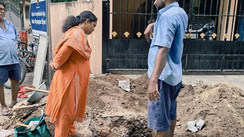 Metro water supply hit at a few addresses in Mylapore