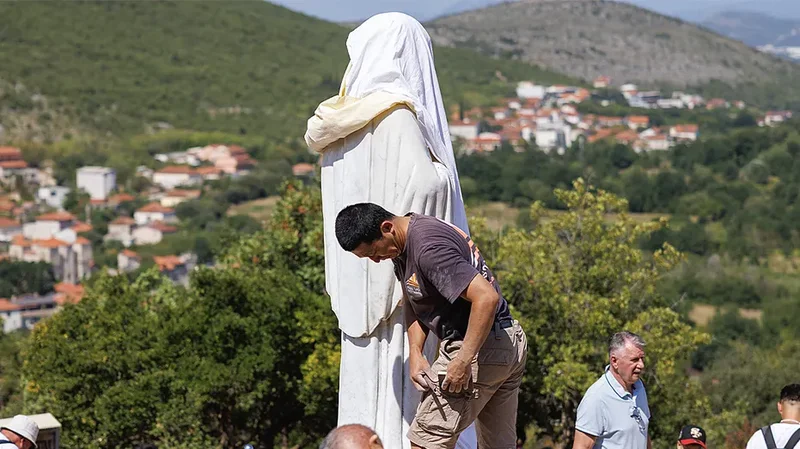 World-famous Catholic shrine torched, 'Devil in a skirt' scrawled on Virgin Mary statue