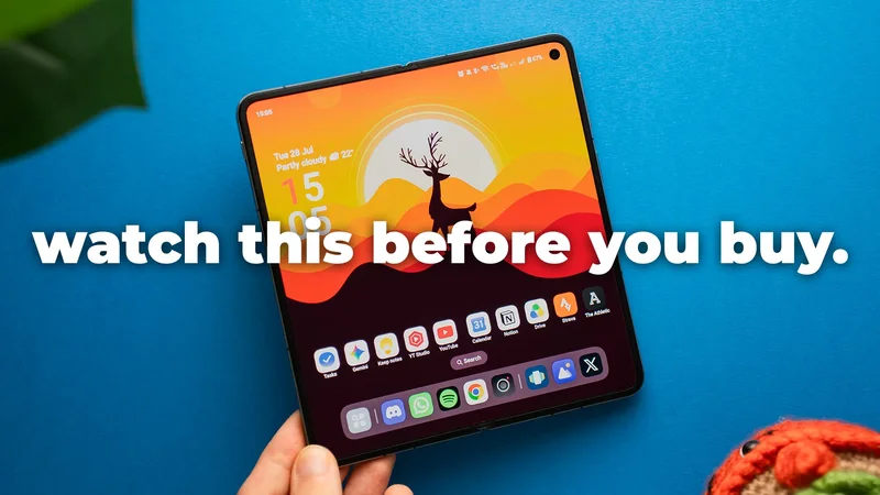 The reality of owning a foldable. [Video]