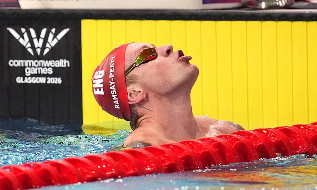 'I don't even know what tomorrow looks like': Adam Ramsay-Peaty sends cryptic message after falling short of Commonwealth Games gold AGAIN as swimmer admits he has felt 'off' in Glasgow