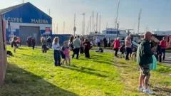 Arran ferry evacuated over 'bomb threat' as passenger rescued from sea