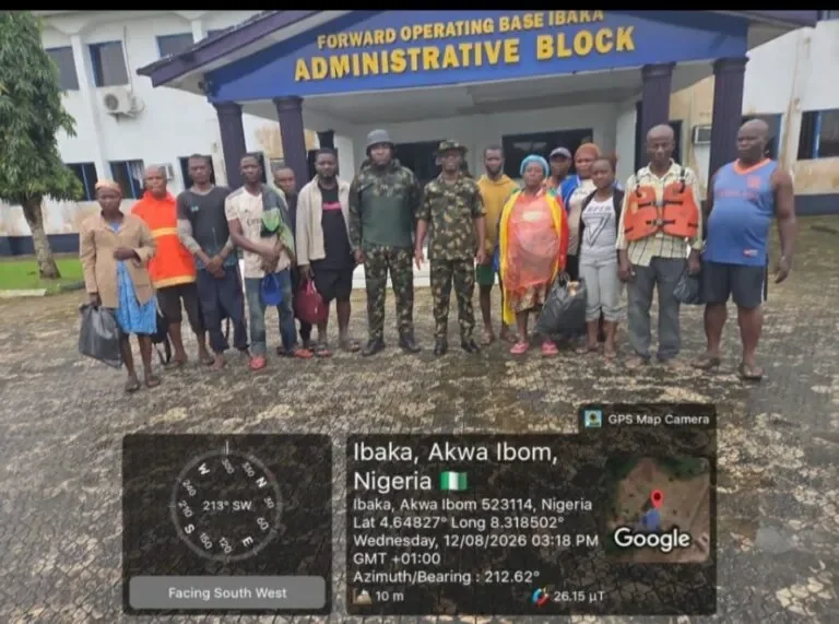Navy rescues 22 victims of sea robbery, recovers hijacked boat.
