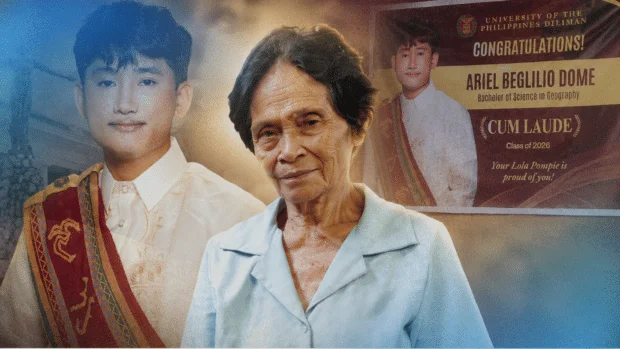 She sold her cow to get her grandson through college; he just graduated