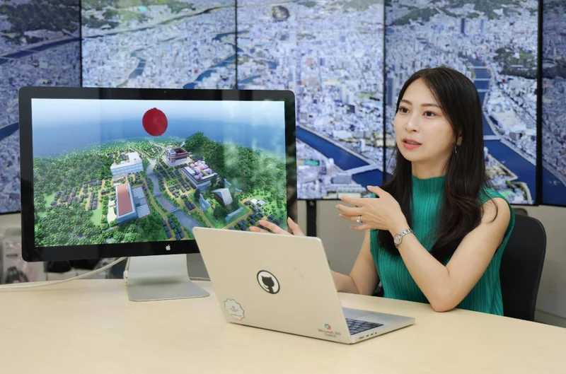 Minecraft workshops build understanding of cityscapes before atomic bombings
