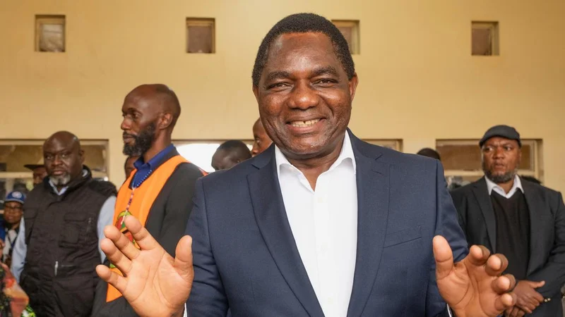 Zambia President Hichilema re-elected for second term following contentious polls