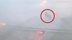 Watch: Severe storms overturn vehicle and trigger flooding in Ohio