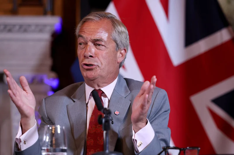 Nigel Farage paints himself as local hero in fight to win Clacton