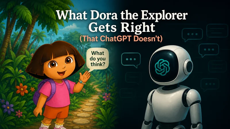 Why Dora the Explorer Talks Better Than AI
