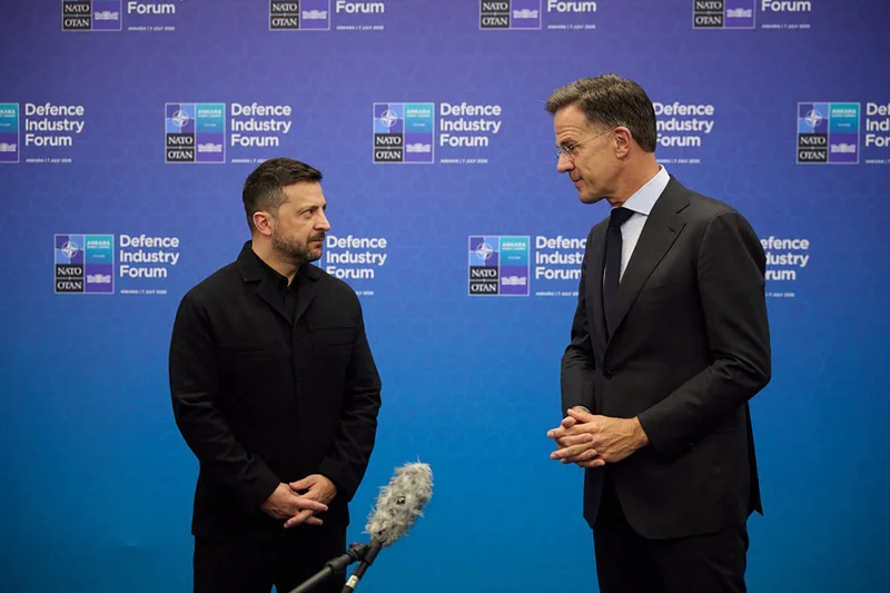 Rutte discusses boosting Ukraine's air defenses with Zelenskyy