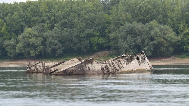 German WWII shipwrecks resurface in Danube River