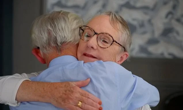 Man, 77, bursts into tears as he meets the half-sister he never knew existed on Long Lost Family - after she was abandoned in a train carriage as a baby 76 years ago