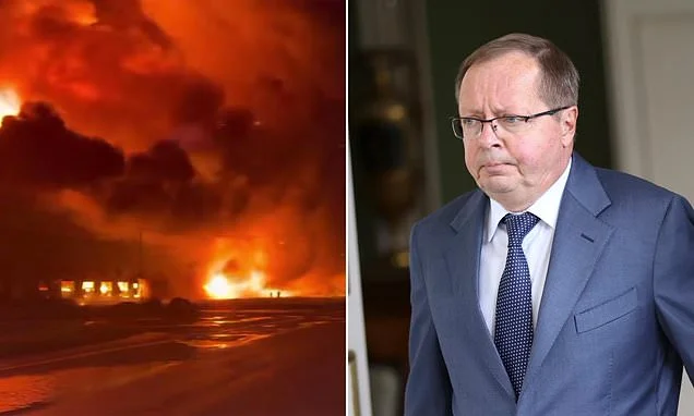 Ukraine drone strike on Russian Amazon hub forces hundreds to evacuate - as Moscow pulls ambassador out of Britain