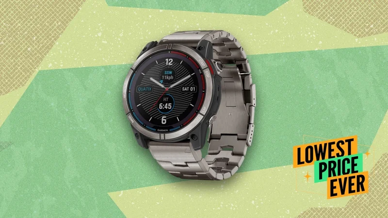 This Solar-Powered Garmin Smartwatch Is 50% Off Right Now