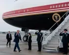 Trump plays down Air Force One plane switch as criticism grows over ‘decoy’ passengers – US politics live