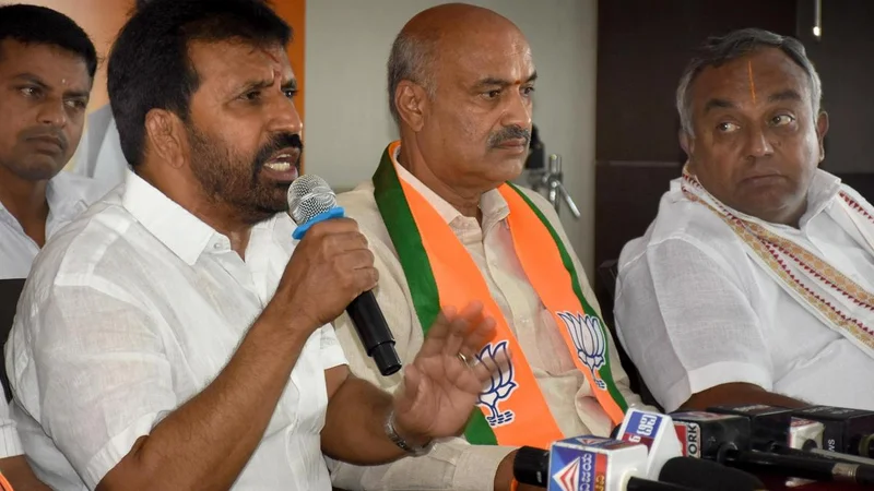 BJP questions B. Nagendra’s reinduction into Cabinet