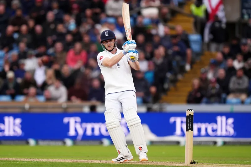 Harry Brook falls just short of century as England turn screw at Headingley