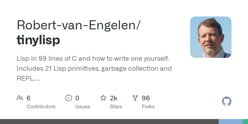 Lisp in 99 Lines of C and How to Write One Yourself