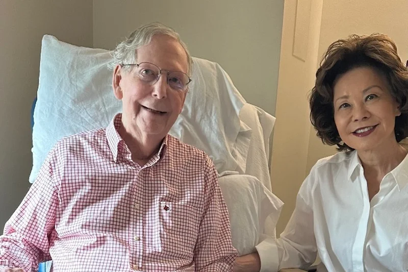 Mitch McConnell says he’s been discharged from rehab center after long silence about mystery illness