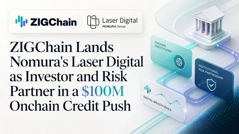 ZIGChain Lands Nomura's Laser Digital as Investor and Risk Partner in a $100M Onchain Credit Push
