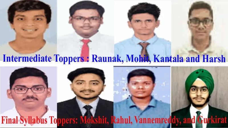ICMAI June 2026 toppers list: Raunak Jain secures Intermediate Rank 1