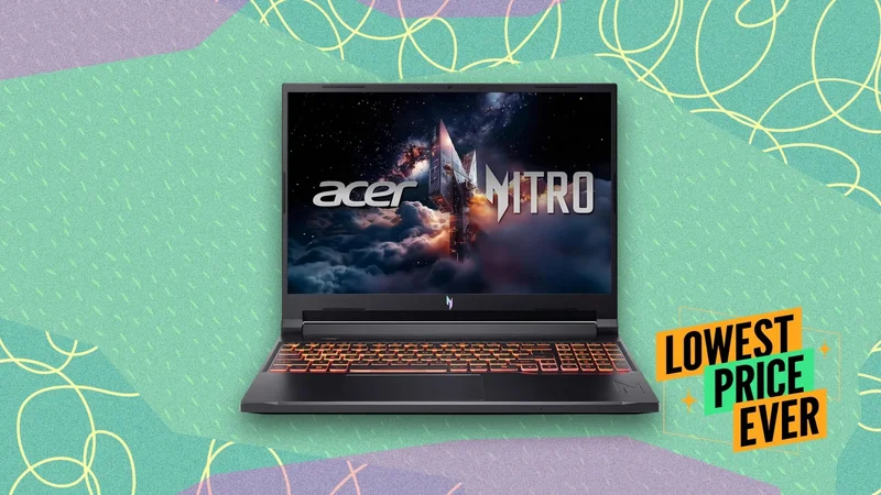 This Entry-Level Acer Nitro V16 Gaming Laptop Is $200 Off Right Now