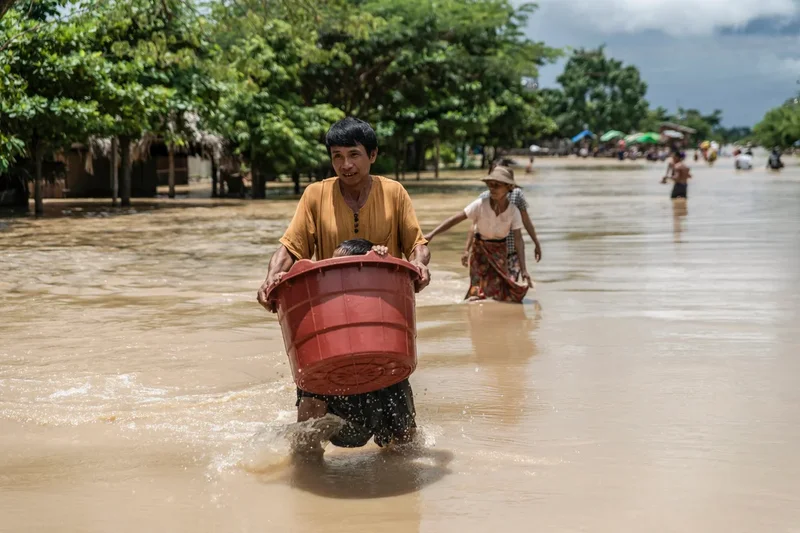 Myanmar diarrhoea outbreak sees hundreds hospitalised amid monsoon flooding and civil war