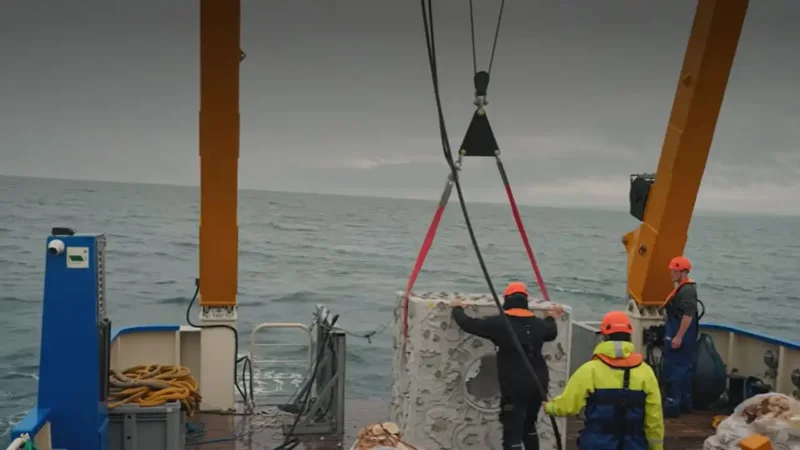 Britain drops reef cubes and shells to revive native oysters