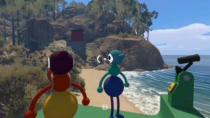 Big Walk simulates the strange, childlike sensation of being unexpectedly separated from your friends, and the joy and relief of finding your way back