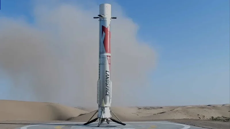 China’s LandSpace beats SpaceX with steel-booster recovery after orbital launch