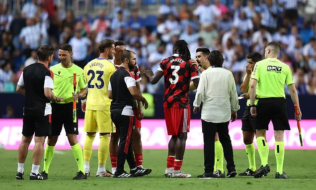 Fulham's friendly against Malaga descends into chaos after new manager Alvaro Arbeloa is sent off and Premier League side refuse to take part in penalty shootout
