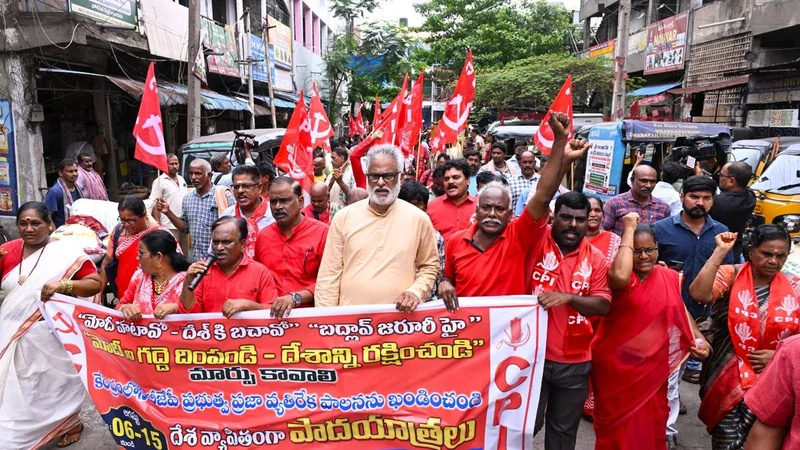 CPI launches padayatra in Visakhapatnam under ‘Modi Hatao, Desh Bachao’ campaign