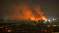 Russian ballistic missile strike on Kyiv kills one and injures others