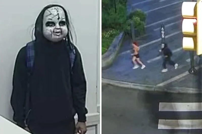 Man in creepy Chucky-style mask wanted by Philadelphia police is possibly on the run