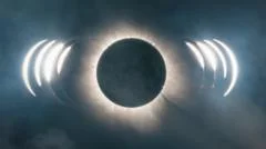 What can we see during the partial solar eclipse?