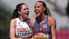 Hodgkinson into 800m final after dramatic Werro fall