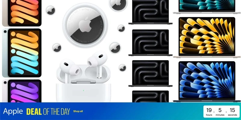 Deals: 1-day Apple sale – $400 off M5 Pro MacBook Pro, iPhone Air up to $406 off, iPad mini $450 off, AirPods, more