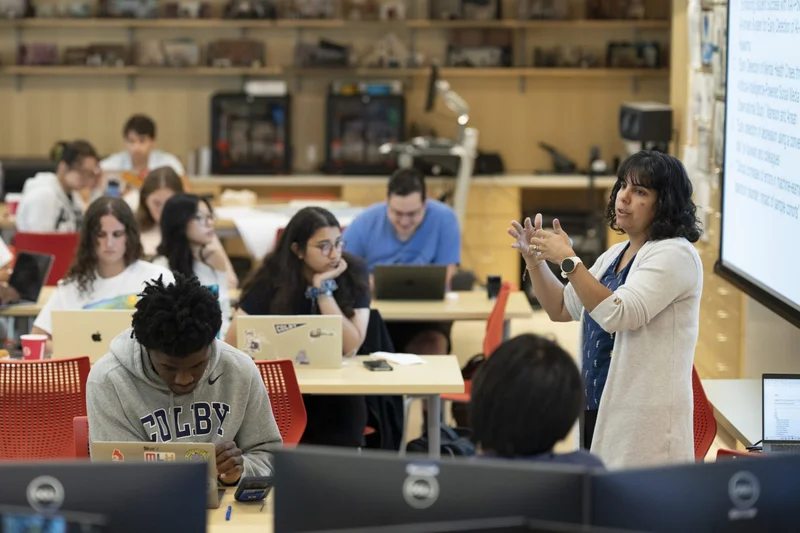 Computer science enrollment is plunging, but AI is taking over the rest of the college campus as it reshapes how students learn and work