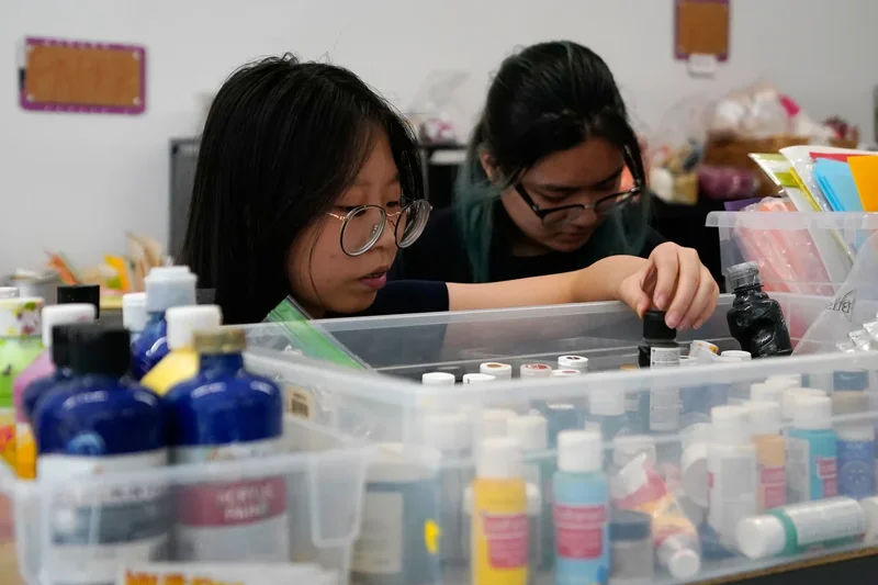 At creative reuse centers, old art supplies get a new life at a fraction of the cost