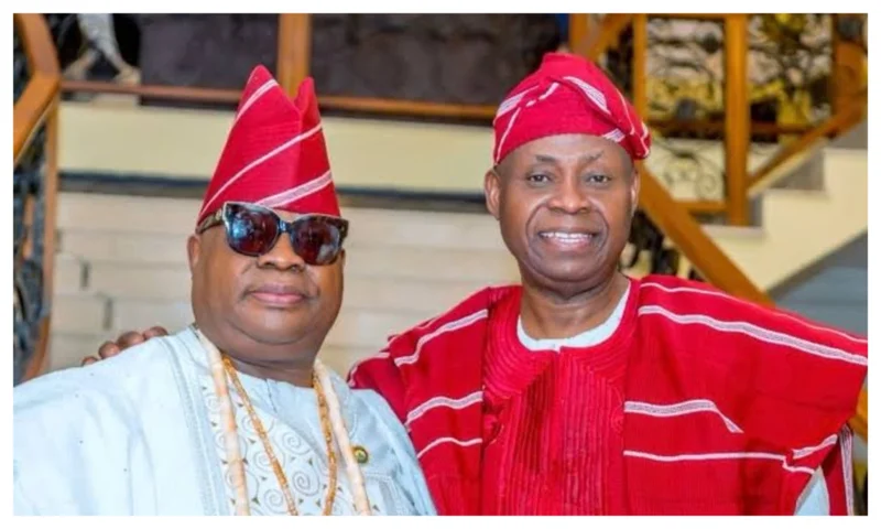 Adeleke prostrates, pays homage to Davido’s dad for re-election support [Video]