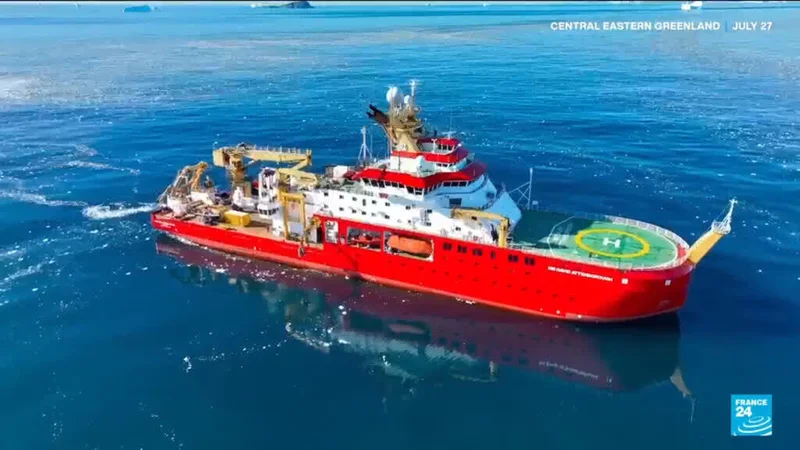 Scientists study Greenland's melting ice