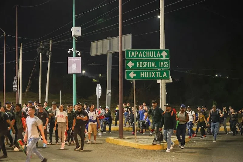 Riot breaks out at Tapachula migrant detention center after alleged arson attempt