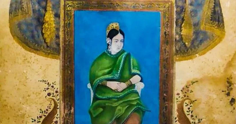 From the Hazrat Mahal biography: Courtesan, one of Wajid Ali Shah’s many wives, military strategist