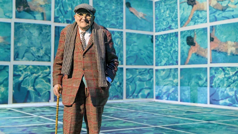 David Hockney’s immersive display speaks to you ‘over your shoulder’