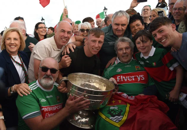 'We got a picture with Sam on his lap and Ryan O’Donoghue beside him. That's it now. Job done'