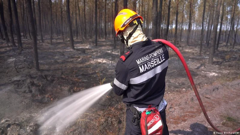 On the front line of Europe's battle against wildfires