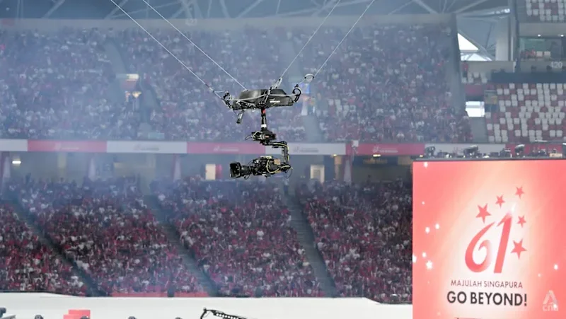 NDP 2026: How a Spidercam will bring the action closer to those at home