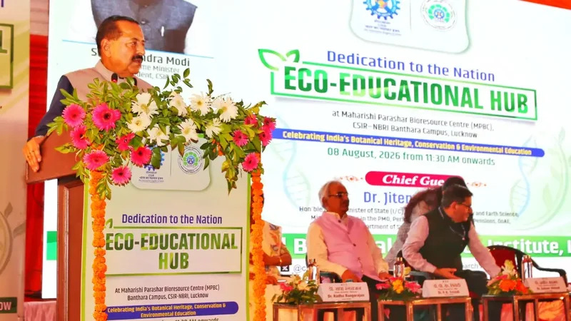 Science min dedicates to nation first-of-its-kind ‘eco-educational hub’ in Lucknow